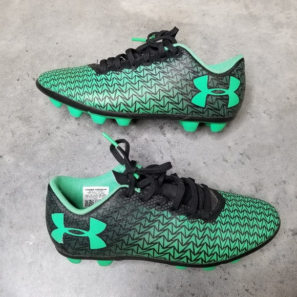 Under Armour Shoes Under Armour Soccer Cleats Green Black Poshmark